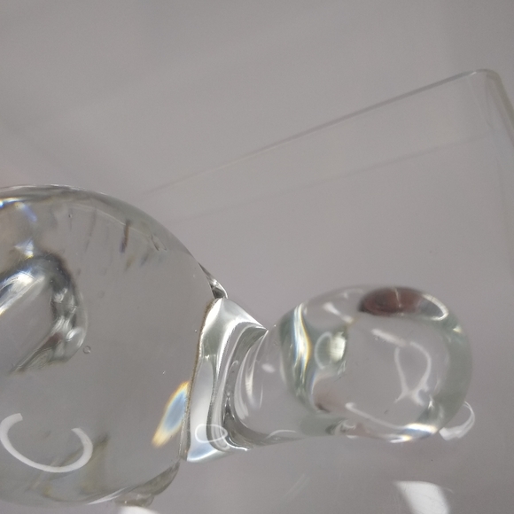 Crystal Turtle Figurine Paper Weight Art Glass - Picture 4 of 13